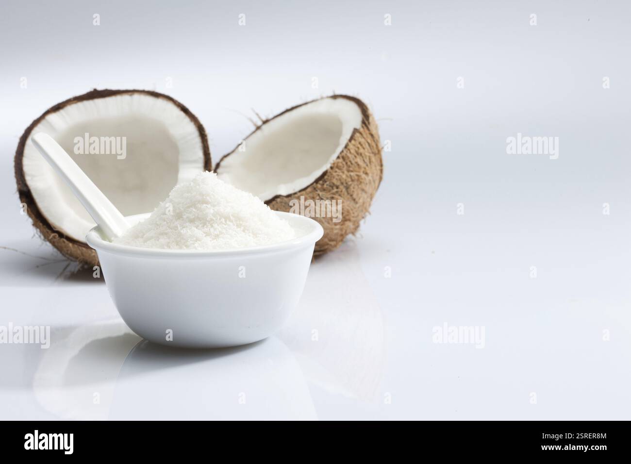 Viande de noix de coco Banque D'Images