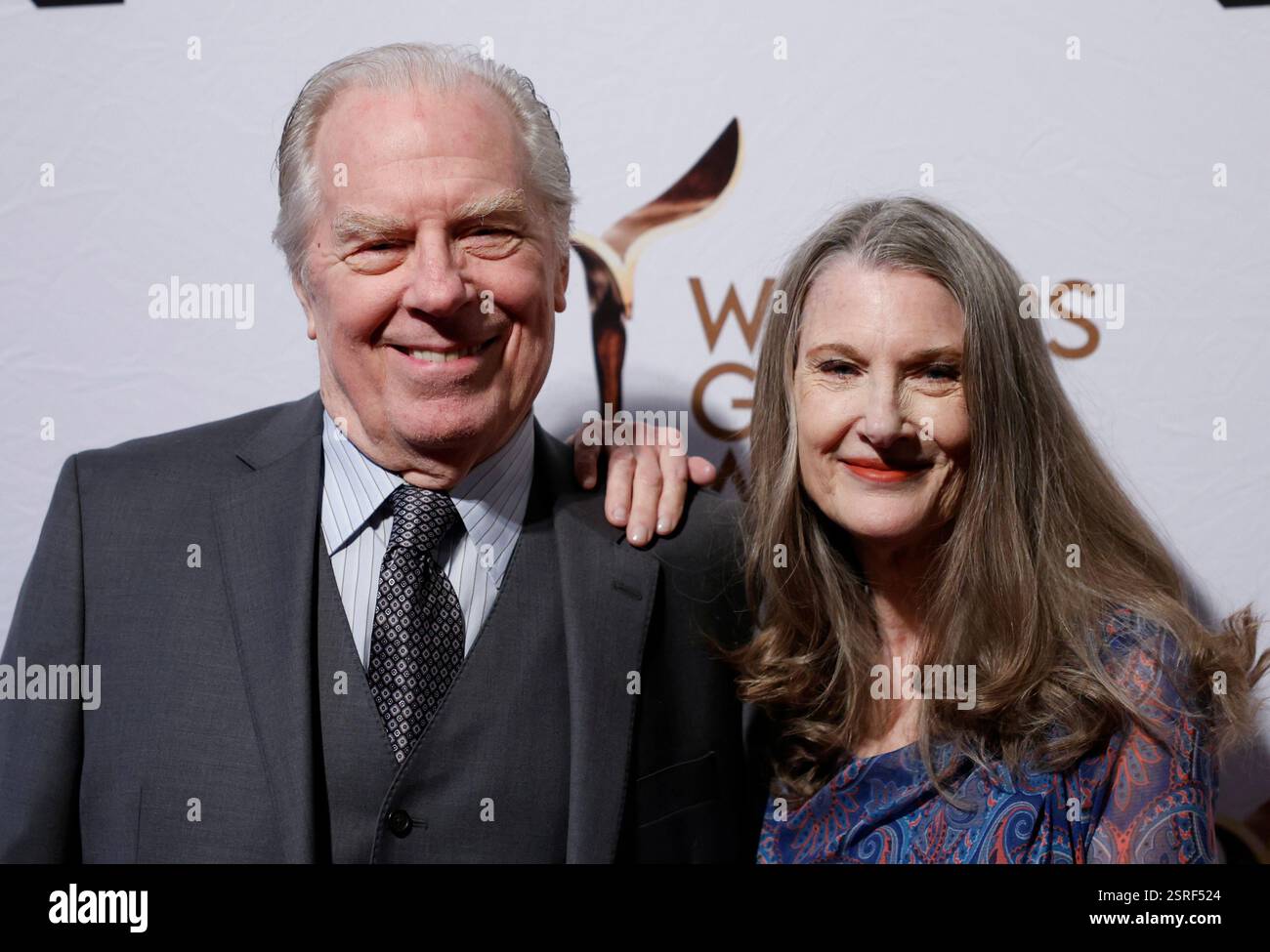 New York, États-Unis. 15 février 2025. Michael McKean et Annette O'Toole arrivent sur le tapis rouge à la cérémonie des Writers Guild Awards de New York 2025 à la salle de bal Edison le samedi 15 février 2025 à New York. Photo de John Angelillo/UPI crédit : UPI/Alamy Live News Banque D'Images