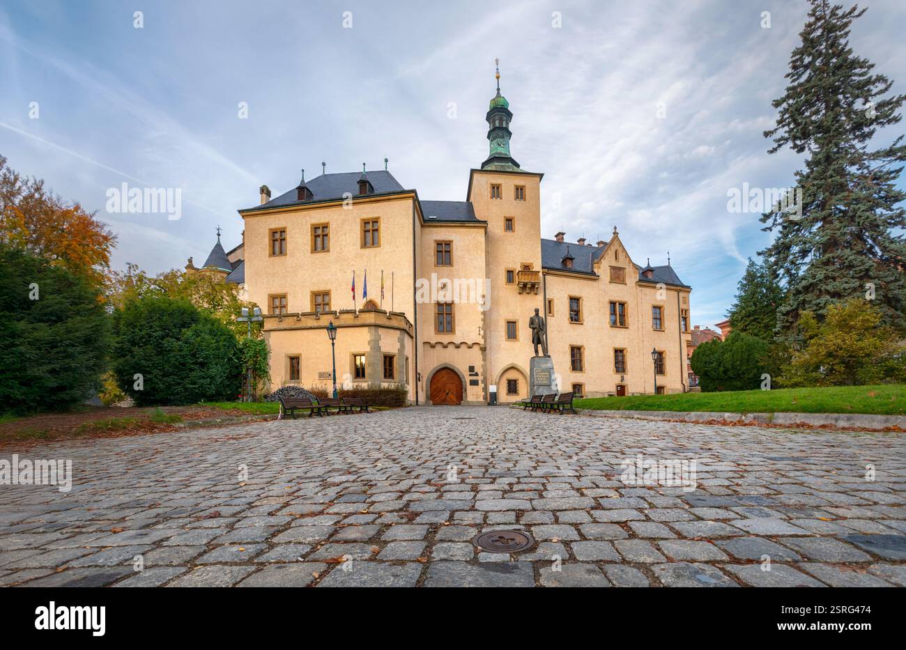 La Cour italienne (vlassky dvur) est un palais et une ancienne résidence royale à temps partiel à Kutna Hora, en Tchéquie Banque D'Images