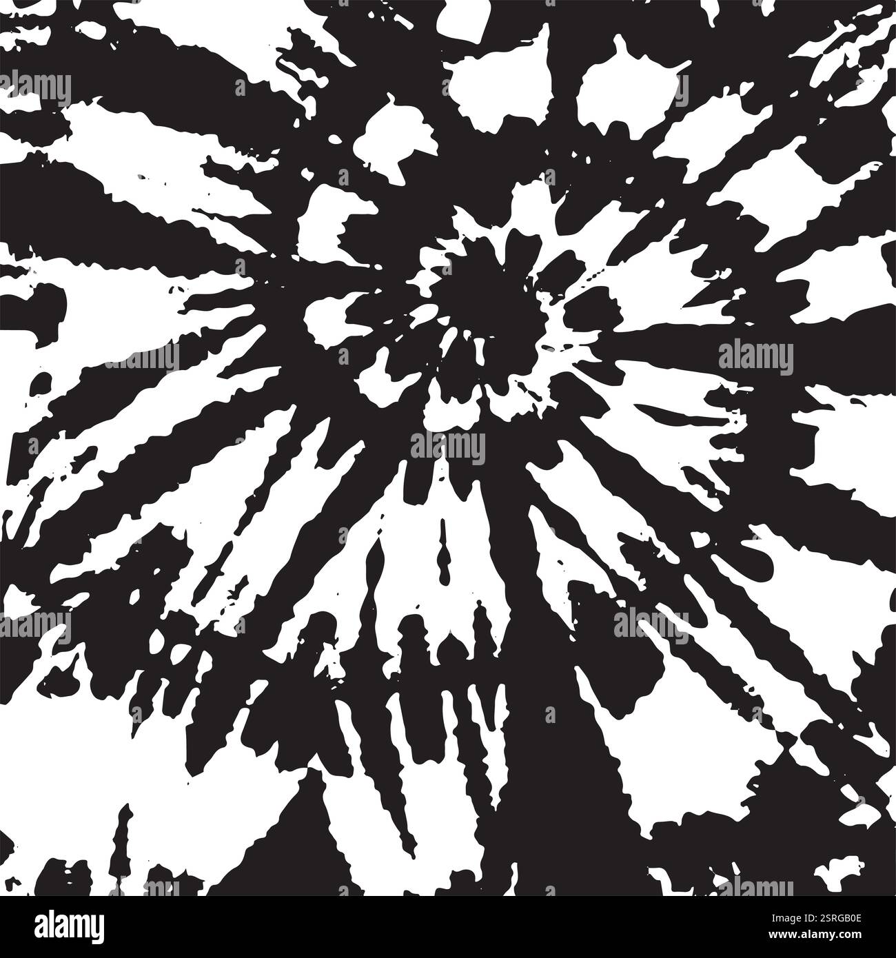 Motif de teinture par cravate. Imprimé shibori gris dessiné à la main. Fond japonais texturé à l'encre. Papier peint batik moderne. Modèle monochrome aquarelle. Illustration de Vecteur