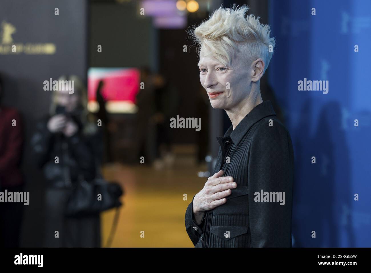 Tilda Swinton au Photocall pour l'Ours d'or honoraire lors de la 75e Berlinale au Theater am Potsdamer Platz à Berlin le 14.02.2025 Banque D'Images