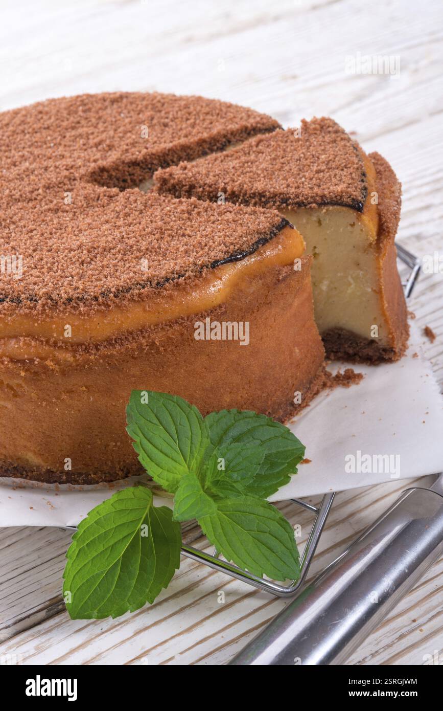 Gâteau au fromage Banque D'Images