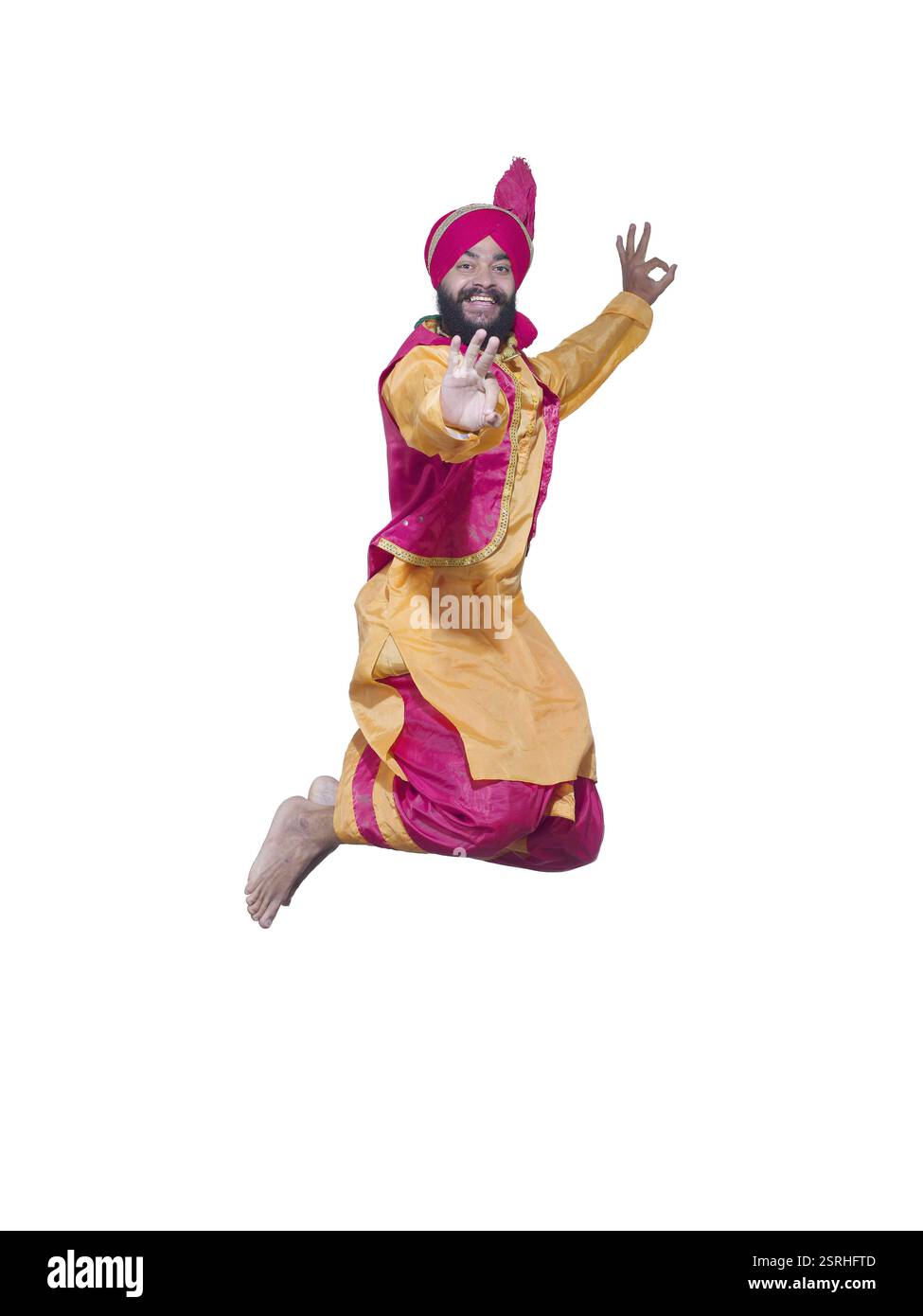 La scène de danse danseur folklorique bhangra M.# 779B Banque D'Images La scène de danse danseur folklorique bhangra M.# 779B Banque D'Images