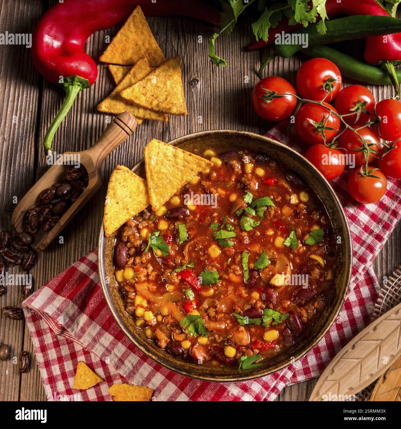 Chili con Carne Banque D'Images