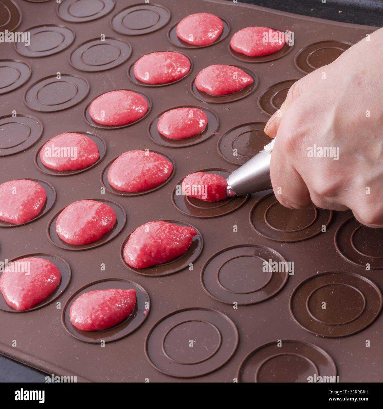 Ingrédients Macaron Banque D'Images