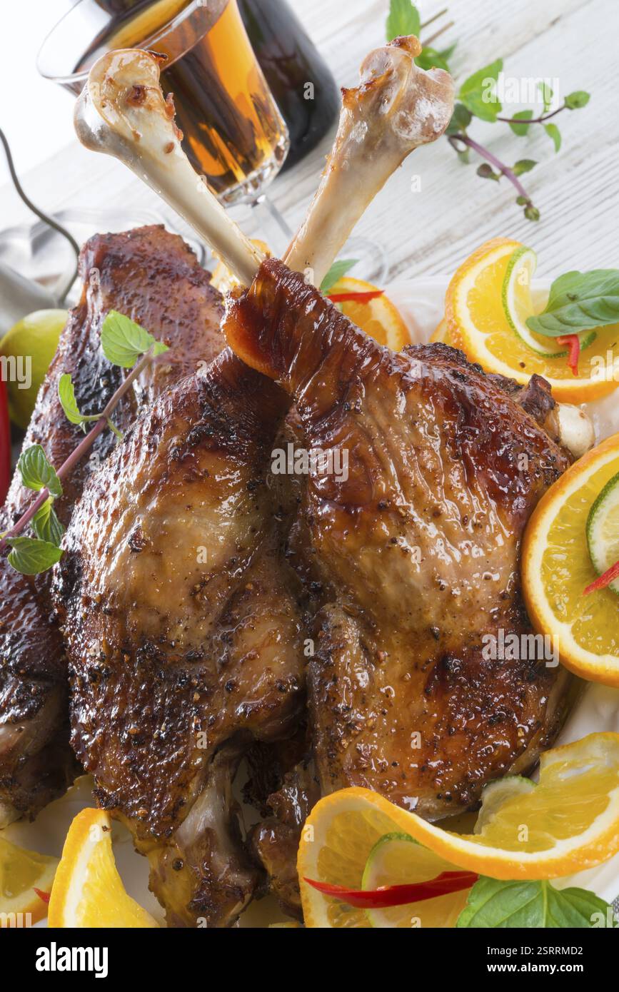 Viande d'oies pour la fête de Martin Banque D'Images