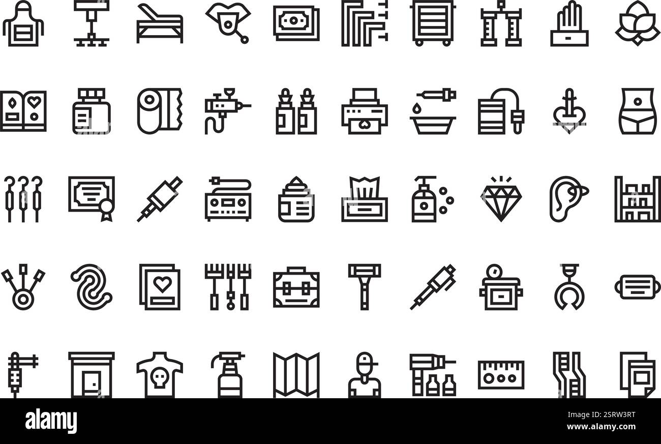 Collection d'icônes vectorielles de haute qualité avec contour modifiable. Idéal pour les projets professionnels et créatifs. Illustration de Vecteur