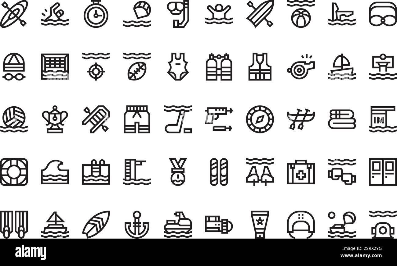 Collection d'icônes vectorielles de haute qualité avec contour modifiable. Idéal pour les projets professionnels et créatifs. Illustration de Vecteur