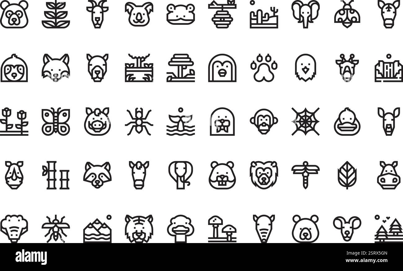 Collection d'icônes vectorielles de haute qualité avec contour modifiable. Idéal pour les projets professionnels et créatifs. Illustration de Vecteur