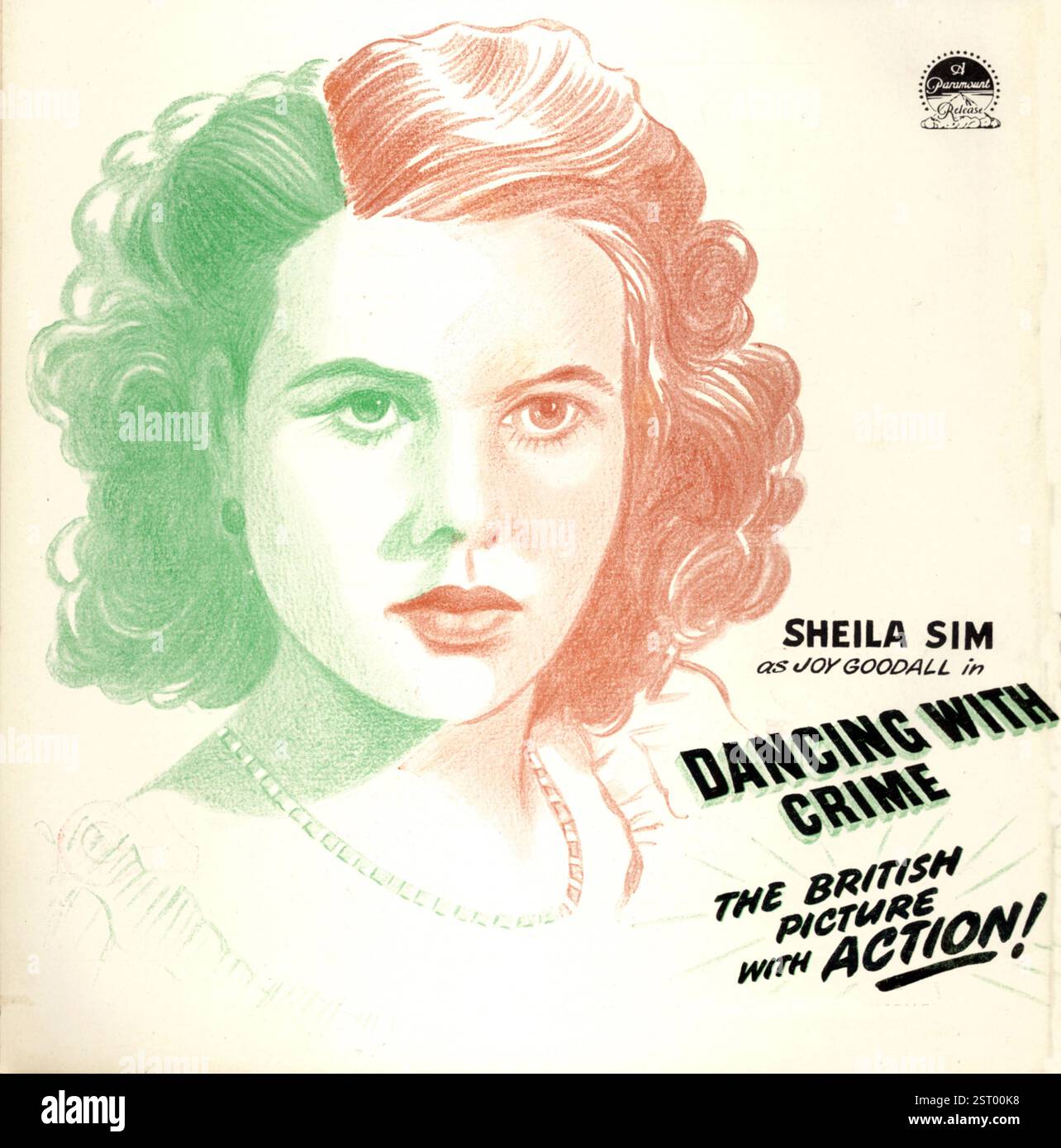 DANSER AVEC CRIME SHEILA SIM date : 1947 Banque D'Images