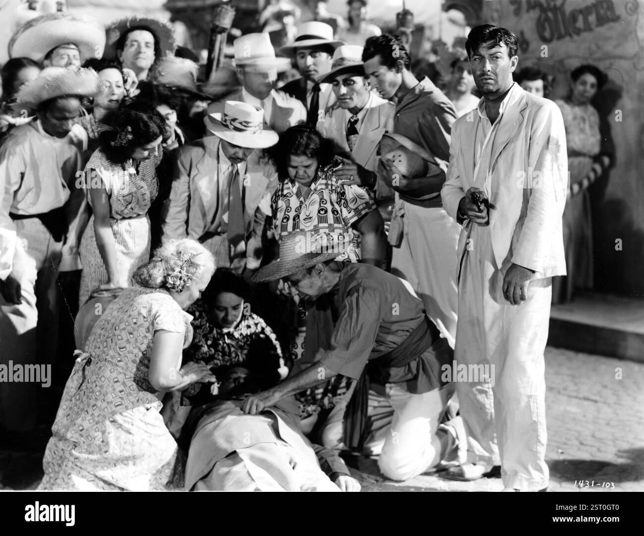 LE POT-DE-VIN [US 1949] ROBERT TAYLOR [À DROITE] date : 1949 Banque D'Images