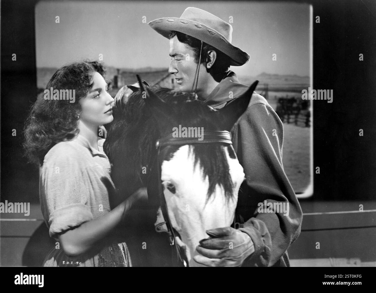 DUEL AU SOLEIL [US 1946] JENNIFER JONES, GREGORY PECK date : 1946 Banque D'Images
