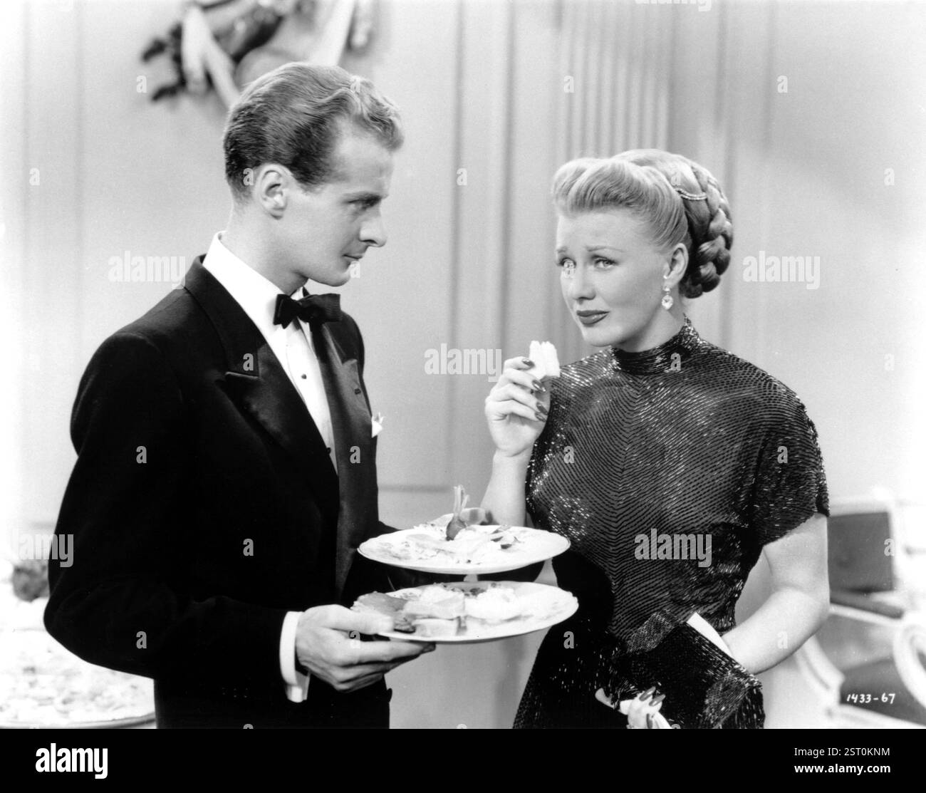 LES BARKLEY DE BROADWAY [US 1949] JACQUES FRANCOIS, GINGER ROGERS date : 1949 Banque D'Images