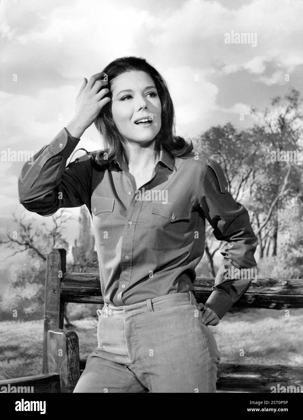 DIANA RIGG [née en 1938] actrice britannique date : 1938 Banque D'Images