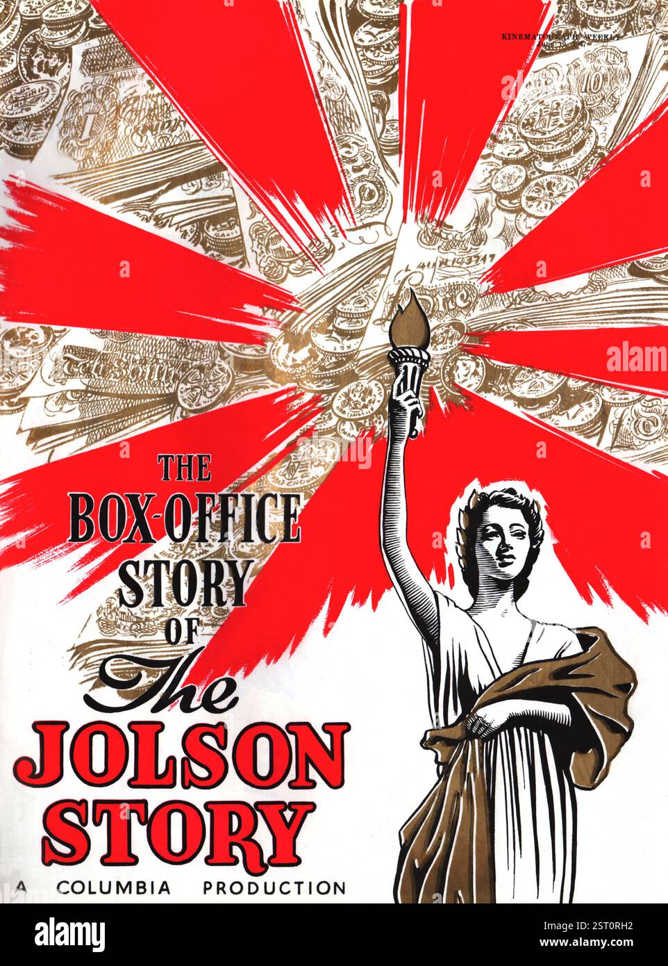 THE JOLSON STORY [US 1946] [Kinematograph Weekly vol 364/date : 19 juin 1947] date : 1946 Banque D'Images