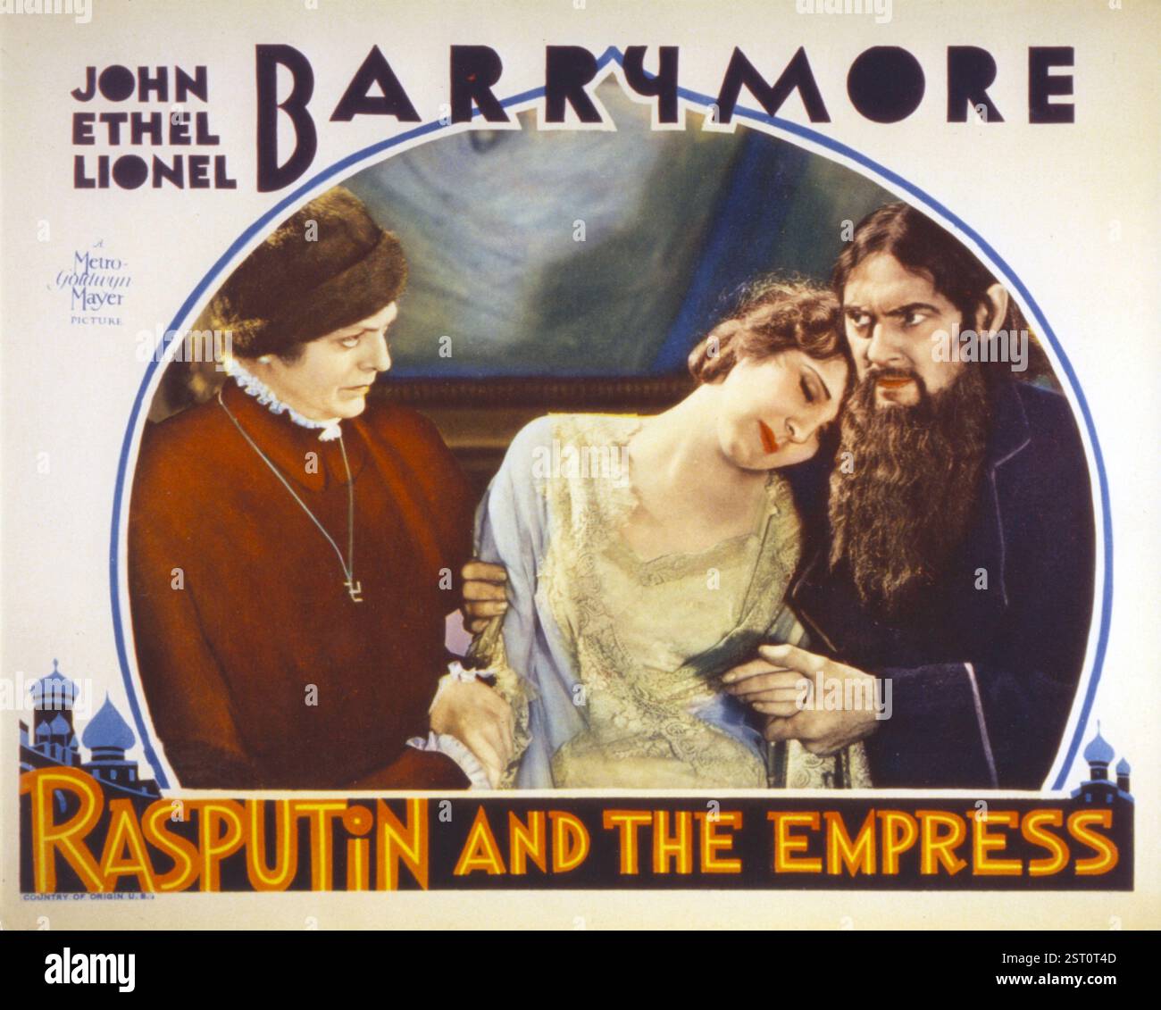 RASPOUTINE ET L'IMPÉRATRICE [US 1932] ETHEL BARRYMORE dans le rôle de Tsarina Alexandra, DIANA WYNYARD, LIONEL BARRYMORE dans le rôle de Raspoutine date : 1932 Banque D'Images