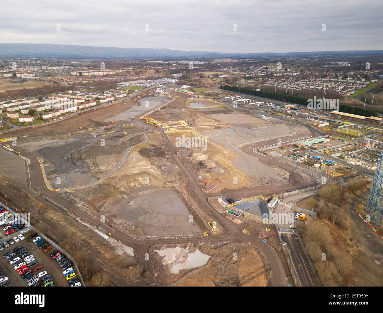 Chantier de construction pour un nouveau remplacement Banque de ...