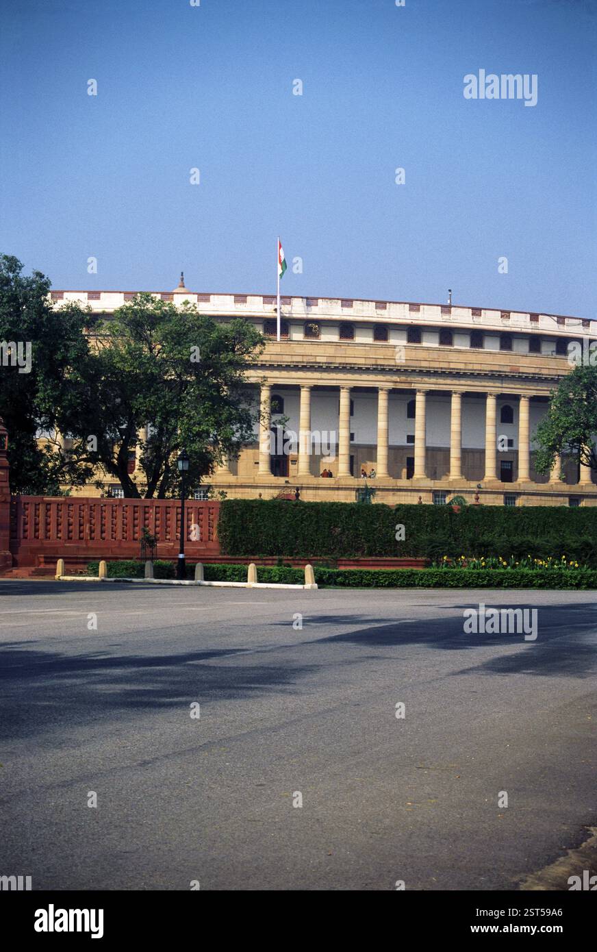 Parlement, New Delhi, Inde, Asie Banque D'Images
