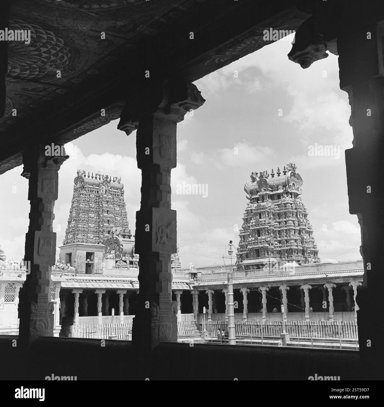 Temple Meenakshi, Madurai Tamilnadu, Inde, Asie Banque D'Images