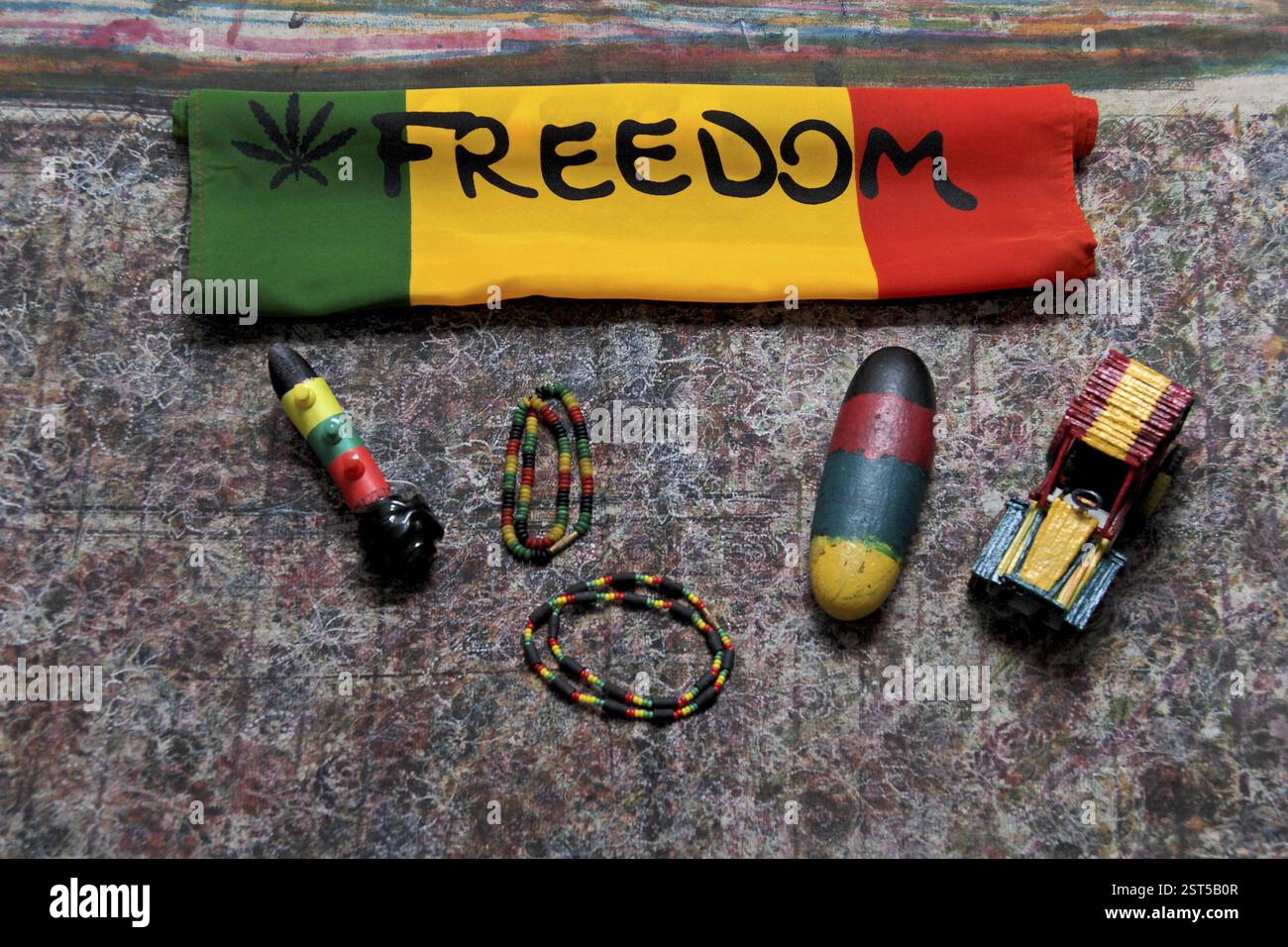 Art, couleur de la liberté Banque D'Images