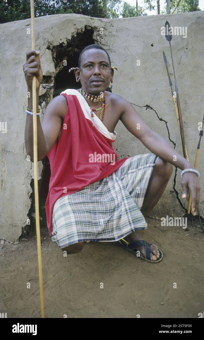 Tribus, Kenya, Afrique Banque D'Images