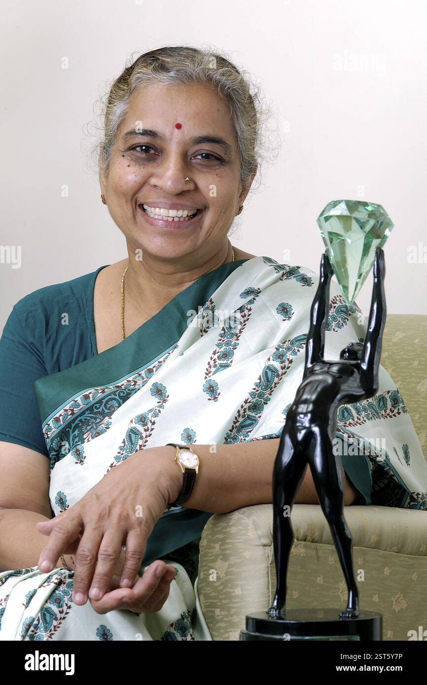 Le Dr Geeta Bhardwaj lauréat du Prix International pour la qualité - AUTORISATION MODÈLE NON DISPONIBLE Banque D'Images