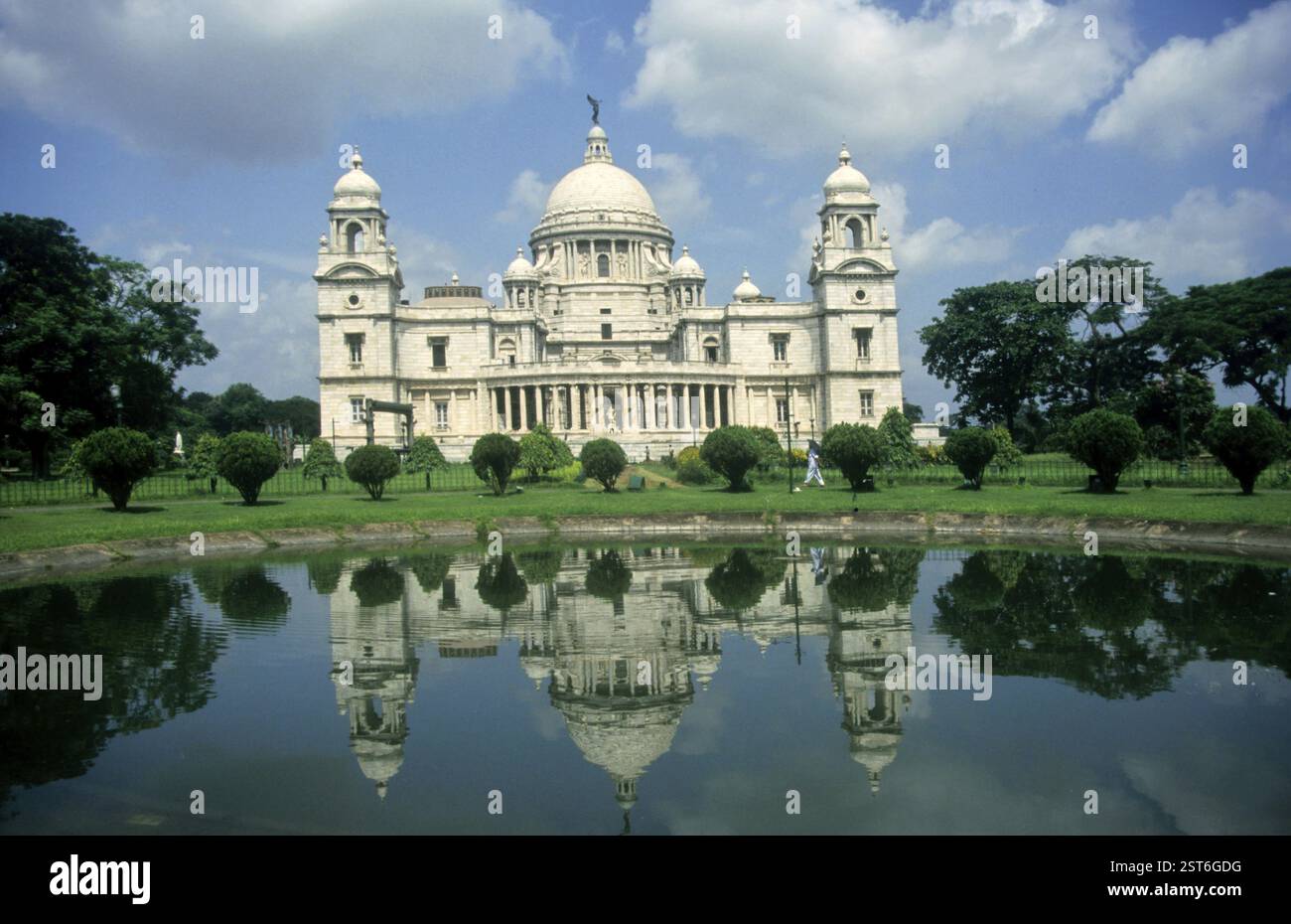Victoria Memorial Building, calcutta, bengale occidental, Inde, Asie Banque D'Images