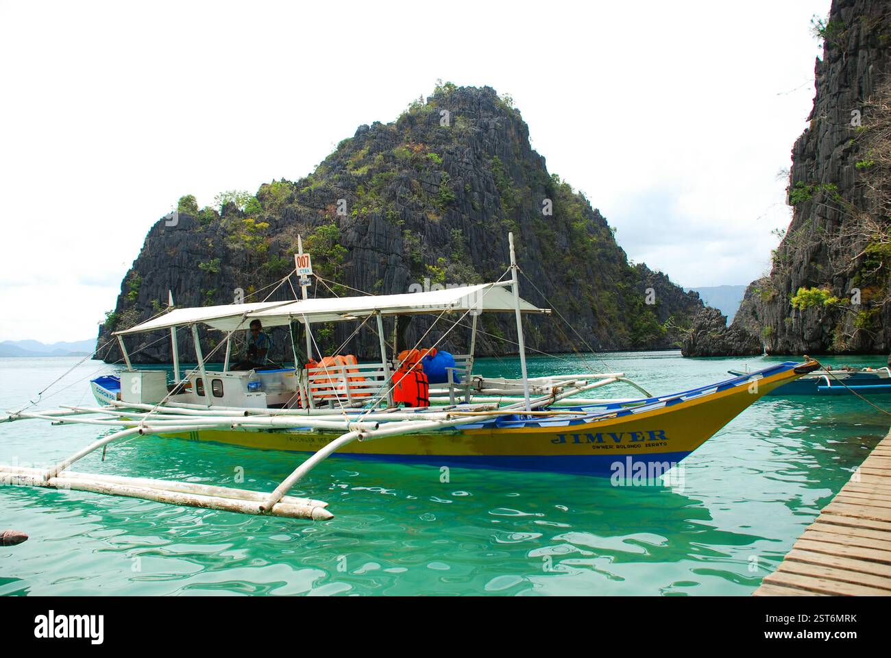 Belle vue sur la mer - Philippines, Coron Island Banque D'Images