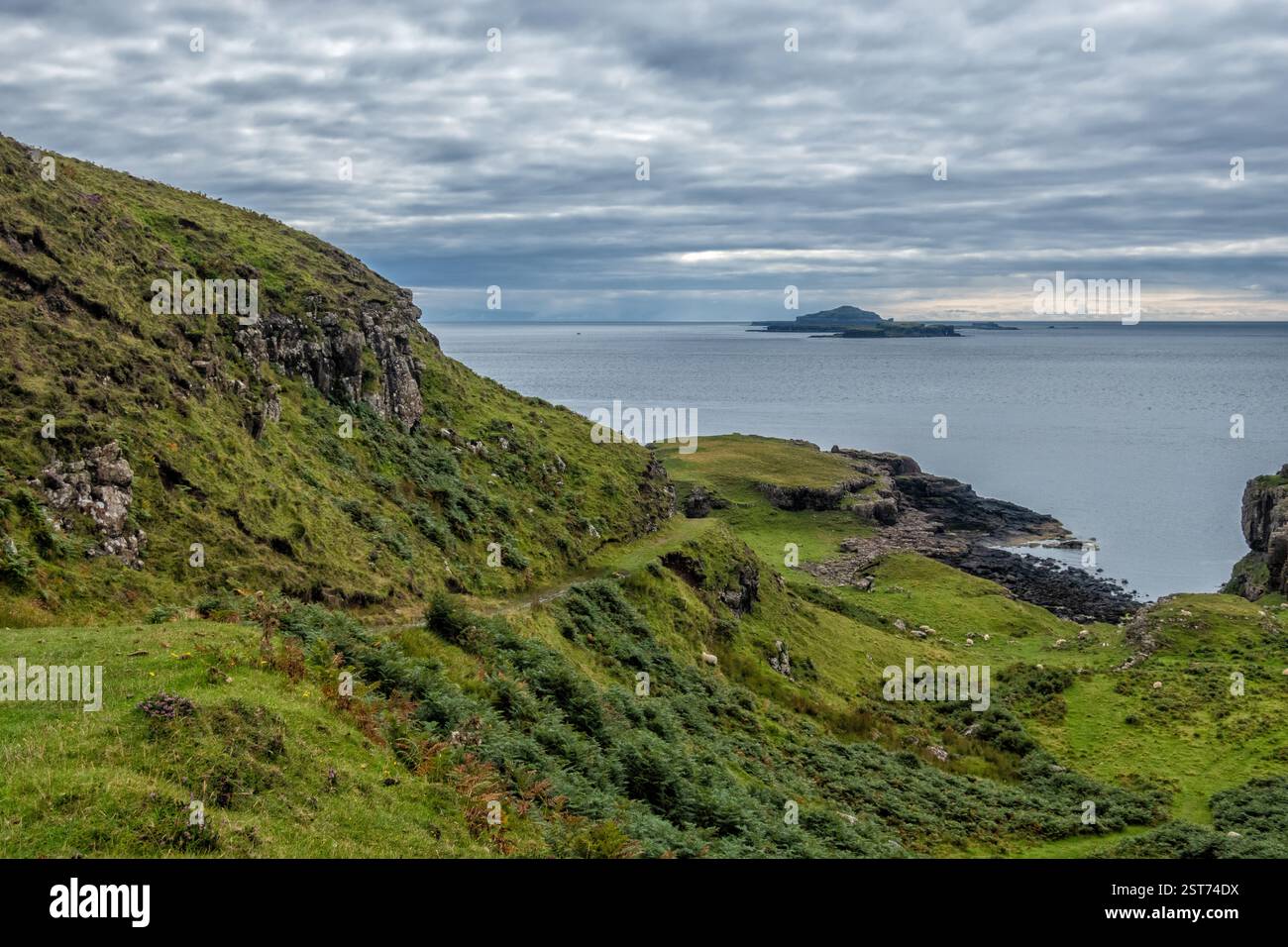 Sentier de Haunn, Treshnish, Île de Mull, Hébrides intérieures, Écosse, Royaume-Uni Banque D'Images