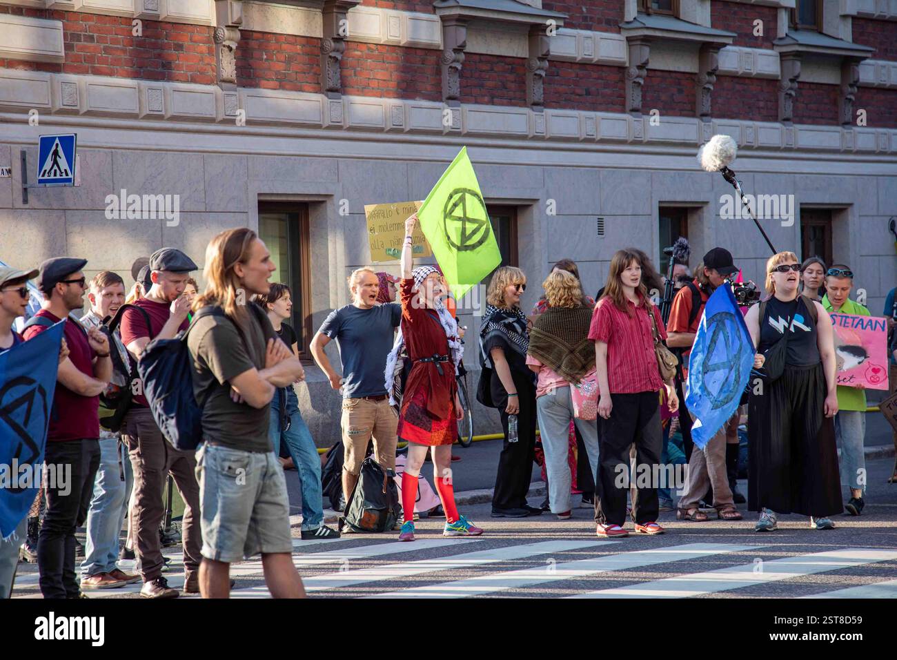 Manifestation d'Elokapina à Helsinki, Finlande Banque D'Images