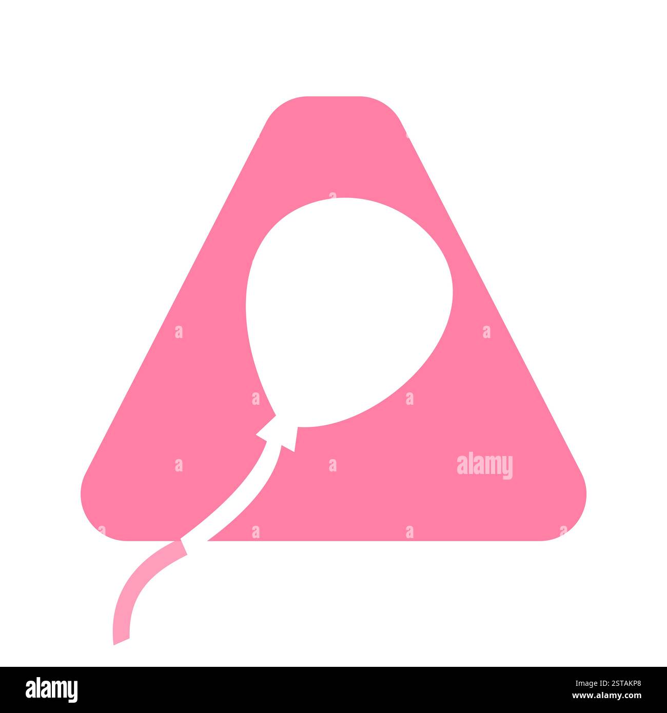 Lettre initiale Un symbole de ballon pour enfants logo Design Illustration de Vecteur