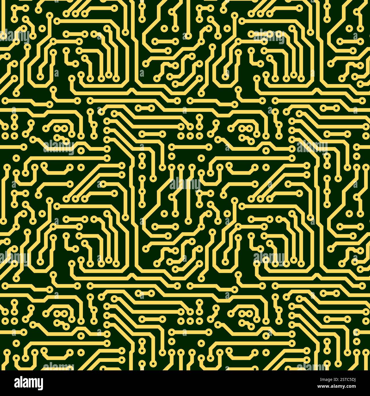 Texture sans couture abstraite - carte de circuit imprimé Banque D'Images