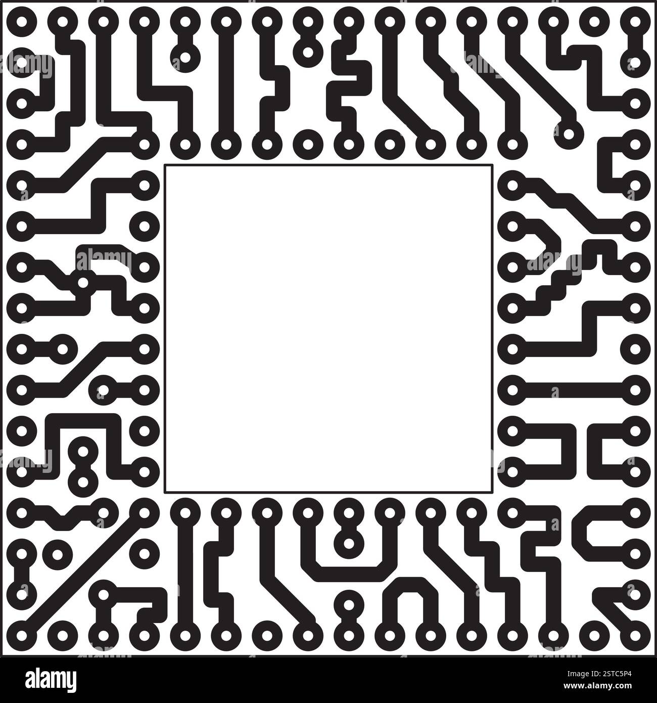 Elément électronique - fente Banque D'Images