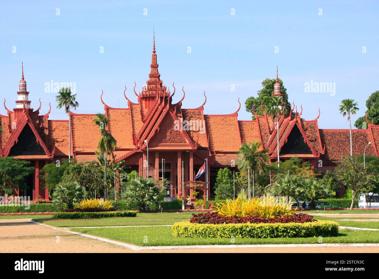 Musée national de CAMBODGE, Phnom Penh Banque D'Images