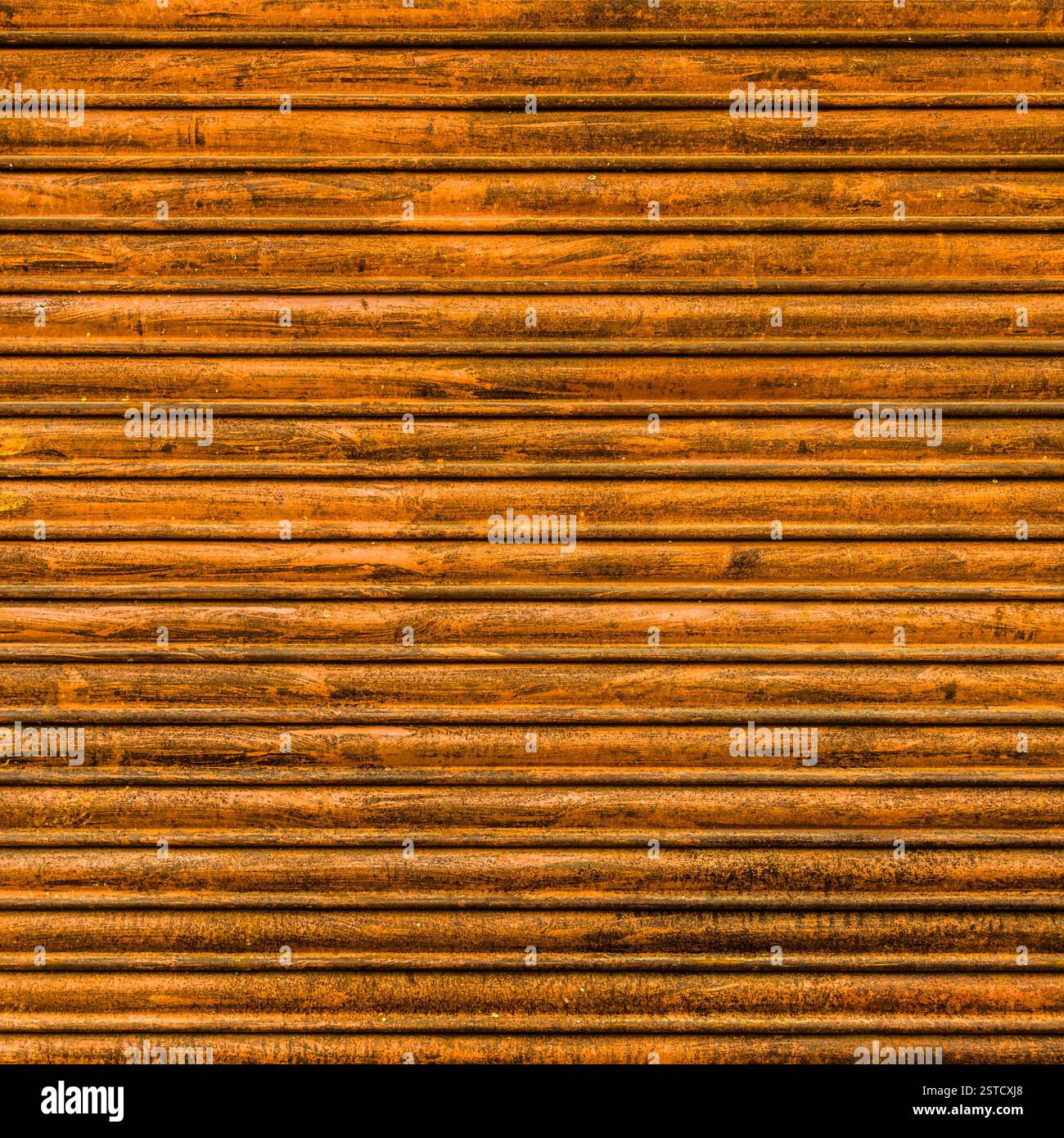 Rideau de fer rouillé Banque D'Images