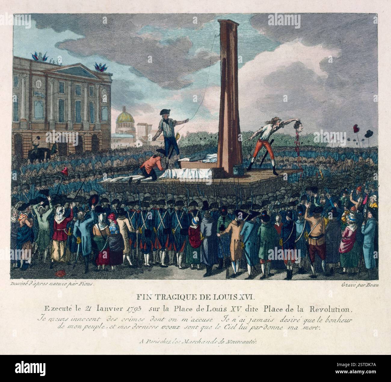 louis-xvi-guillotine-banque-de-photographies-et-d-images-haute