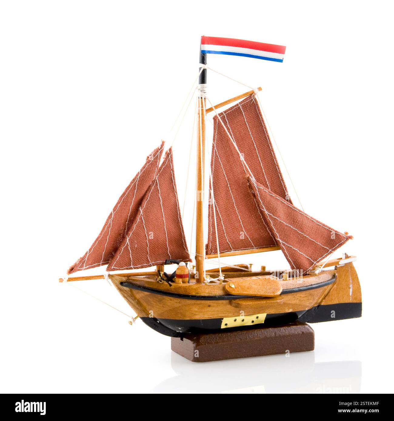 Vieux voilier hollandais Banque D'Images