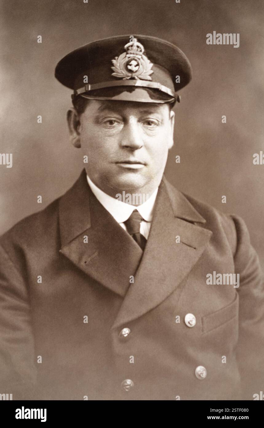 Un marin de la Royal Navy. Banque D'Images