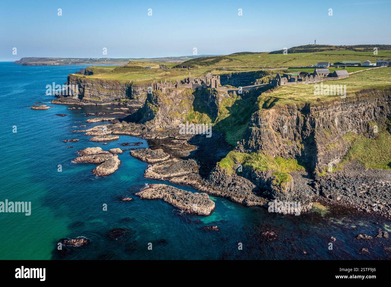 White Rocks Portrush, Antrim, Irlande du Nord Royaume-Uni Banque D'Images