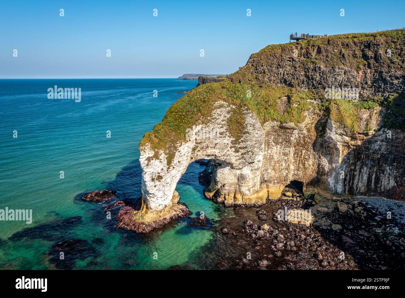 White Rocks Portrush, Antrim, Irlande du Nord Royaume-Uni Banque D'Images