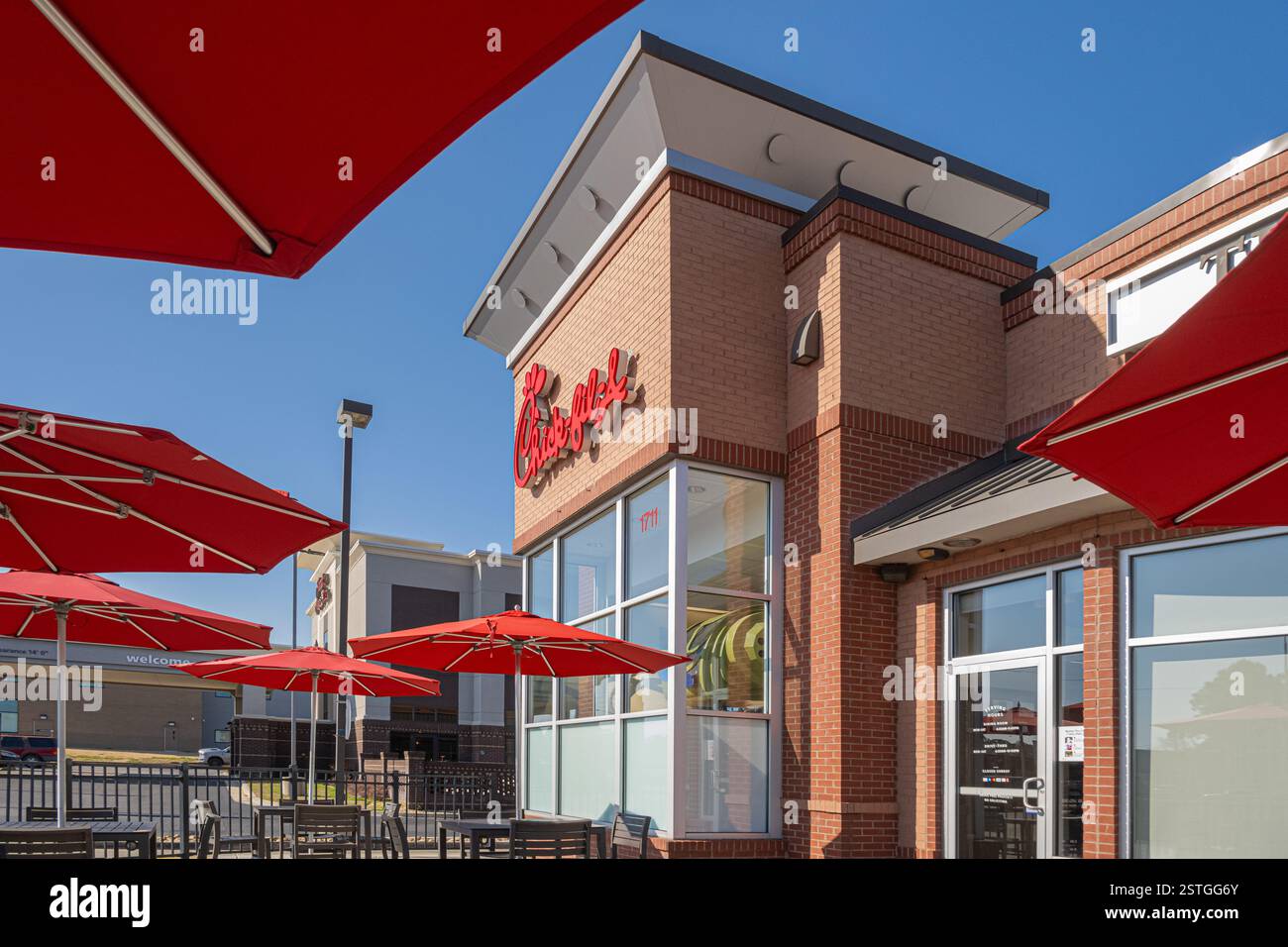 Restaurant Chick-fil-A à Cordele, Géorgie. (ÉTATS-UNIS) Banque D'Images