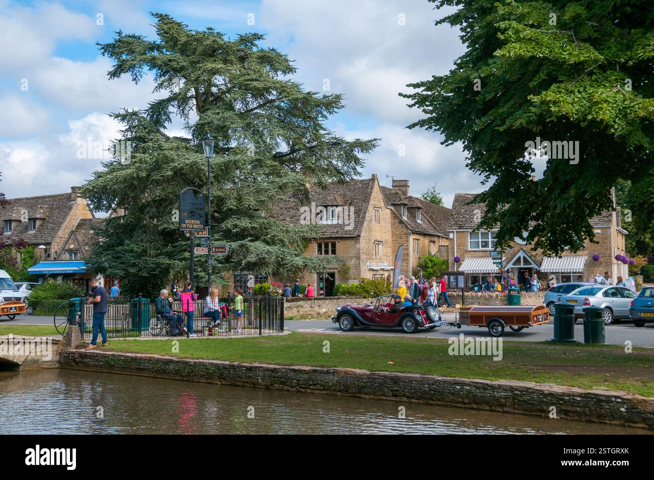 Bourton sur l'eau, Gloucestershire, Royaume-Uni Banque D'Images