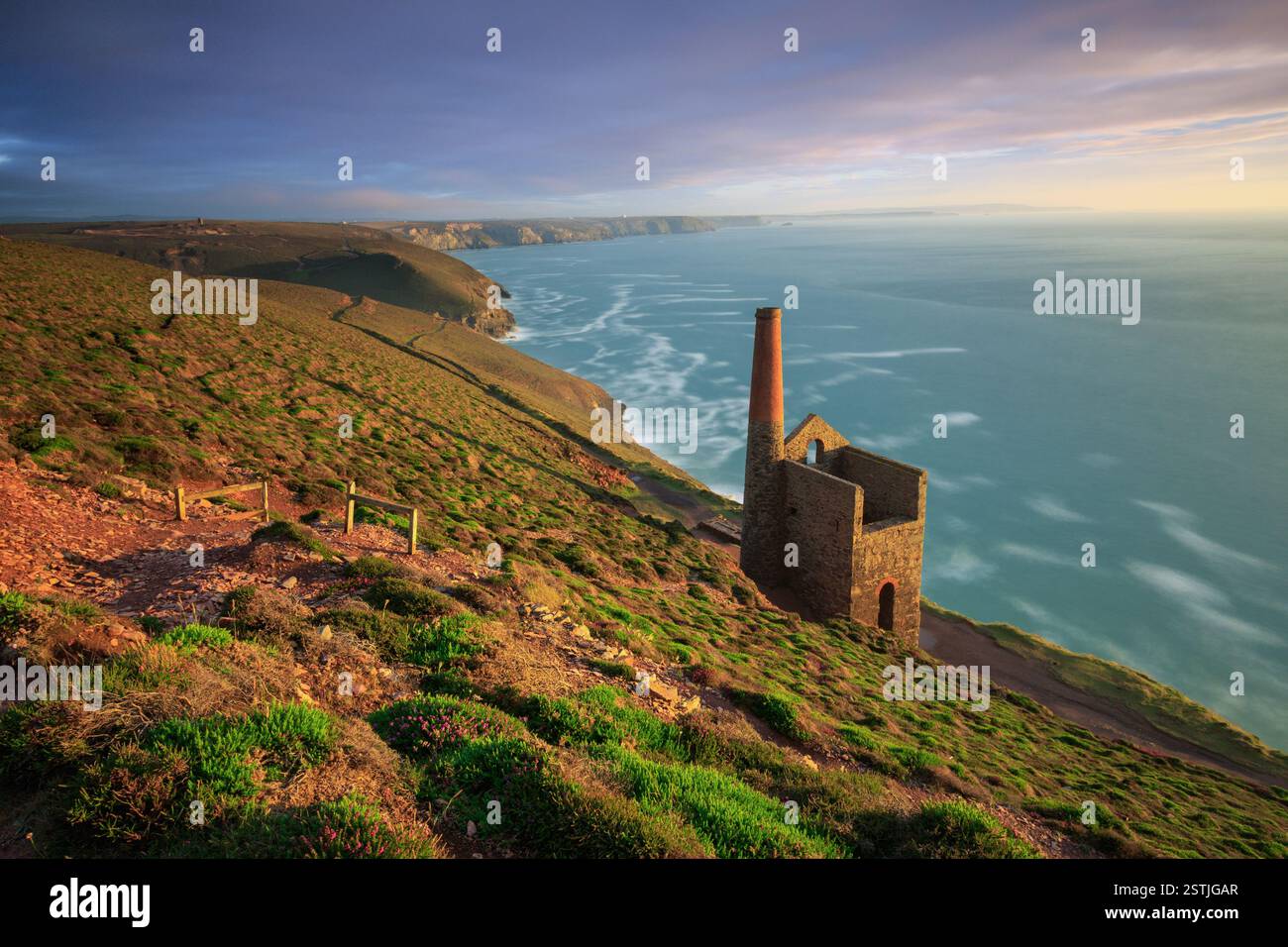 Papule Coates Tin Mine Banque D'Images