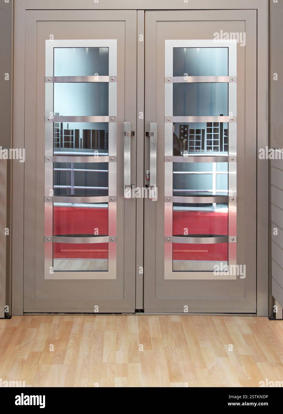 Portes métalliques Banque D'Images