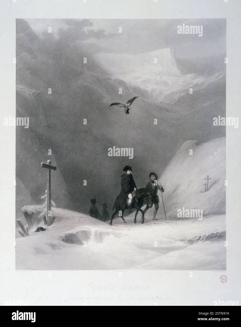 Médaille 1851 d'Hippolyte-Louis Garnier, mettant en valeur le savoir-faire de ce graveur français du XIXe siècle. Banque D'Images