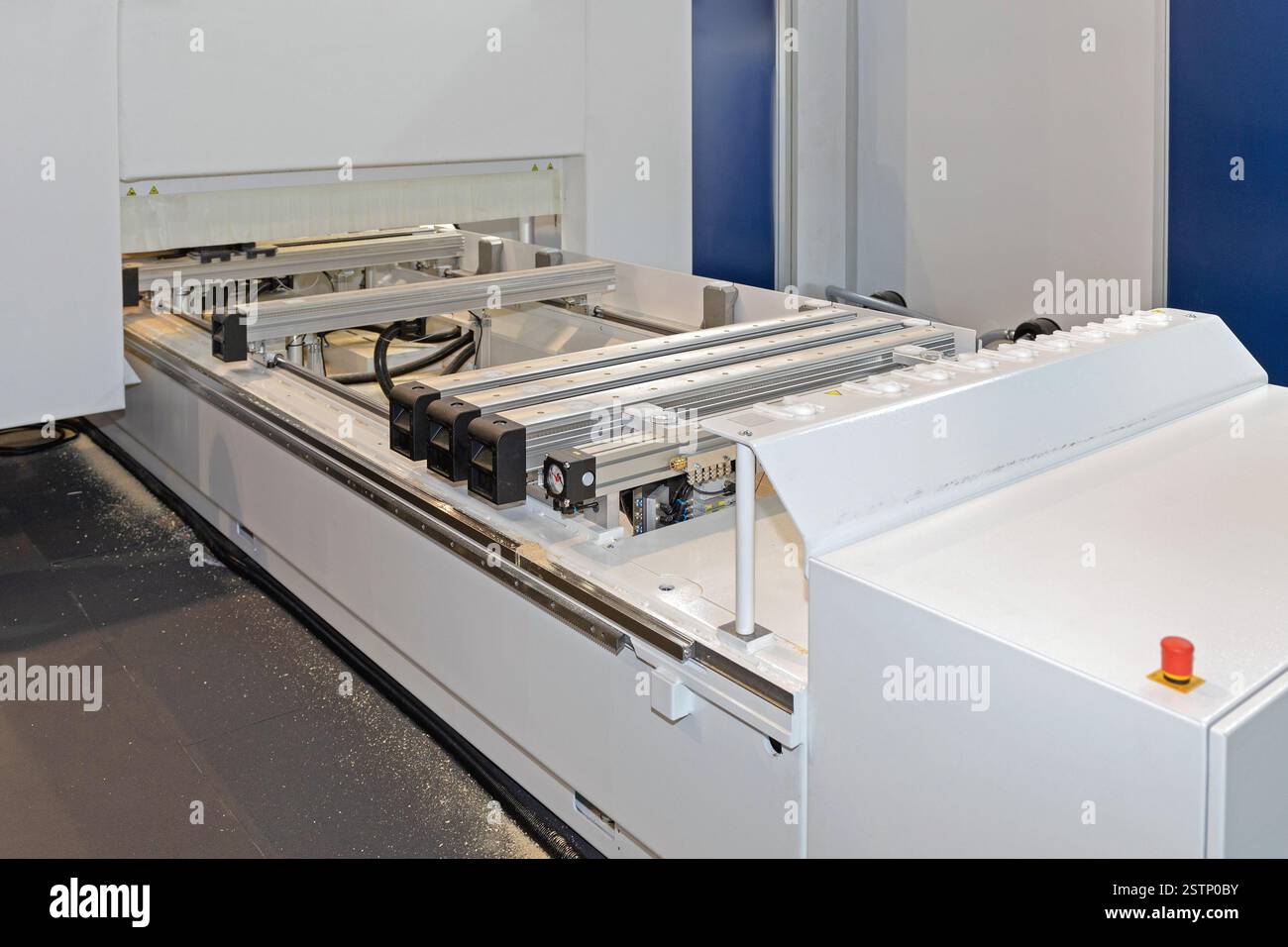 Machine CNC travail bois Banque D'Images