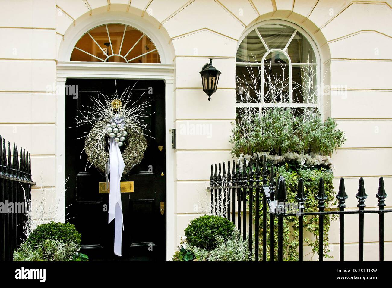 Porte de Noël de luxe Banque D'Images