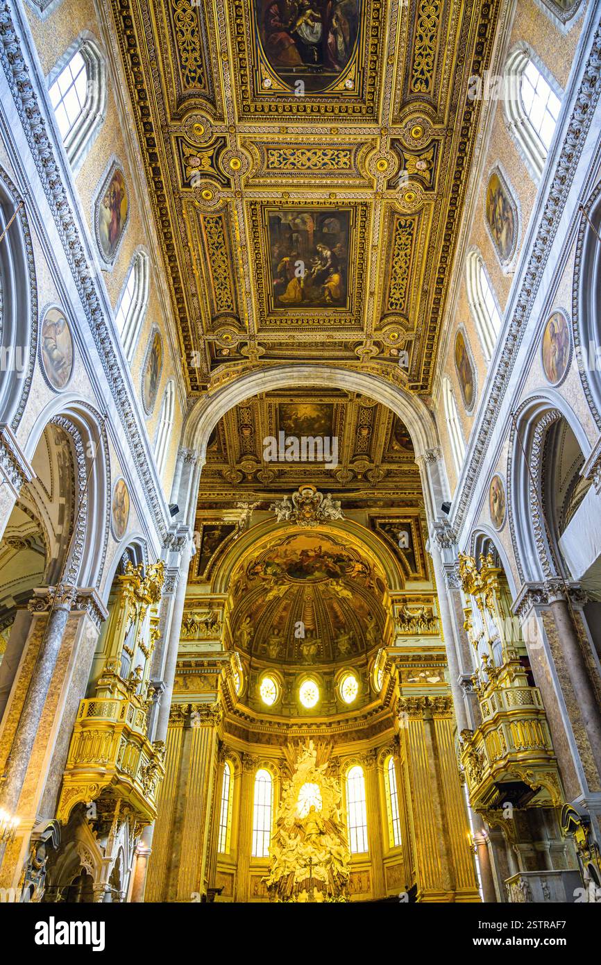 Cathédrale Santa Maria Assunta, Naples, Campanie, Italie, Europe Banque D'Images