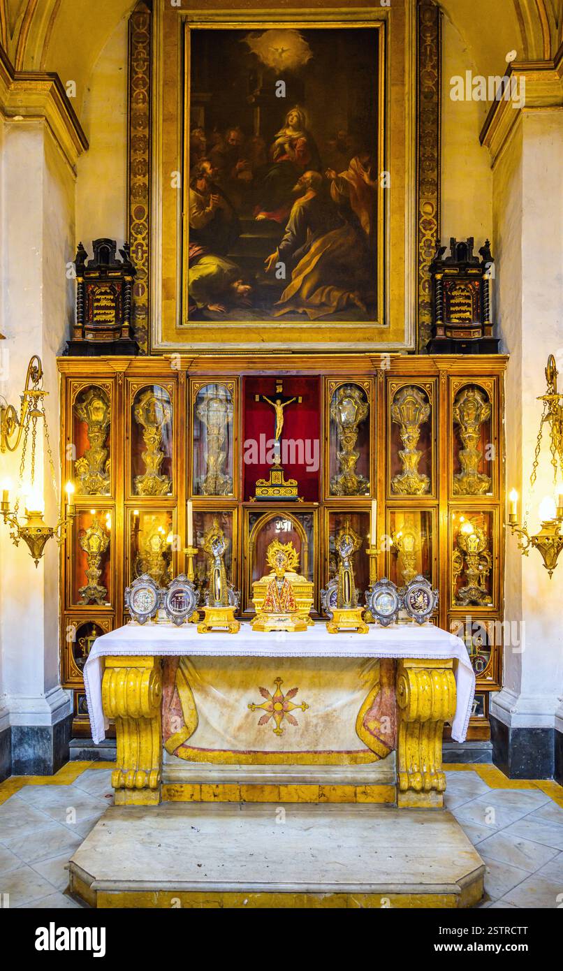 Cathédrale Santa Maria Assunta, Naples, Campanie, Italie, Europe Banque D'Images