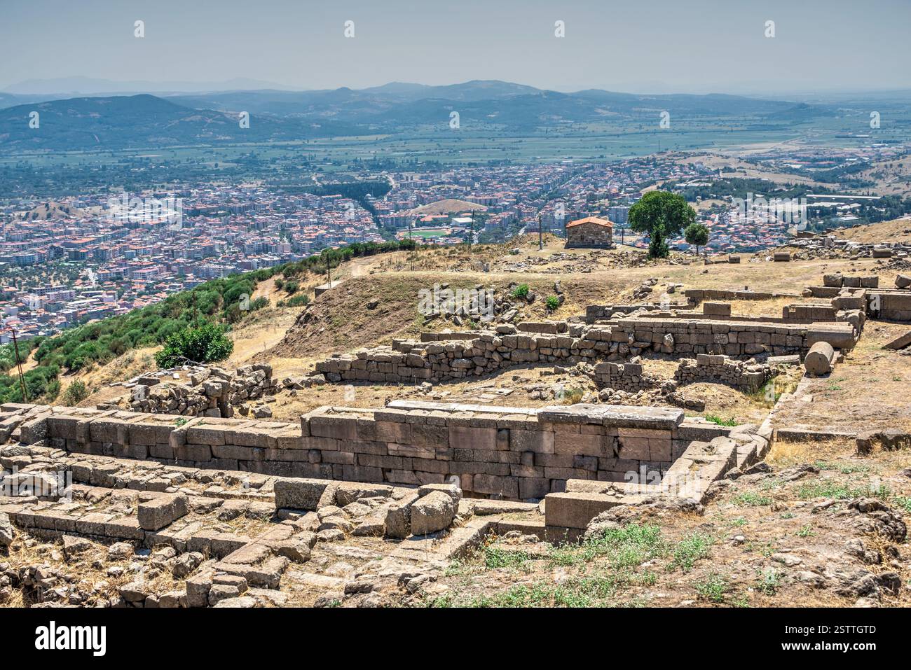 Pergame ancienne ville en Turquie Banque D'Images